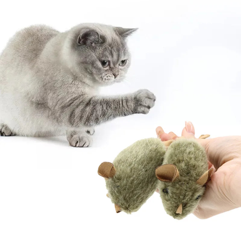 QuietschMaus Plüsch Katzenspielzeug