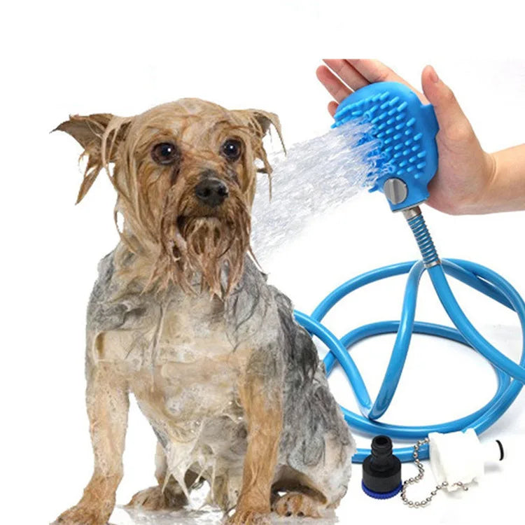 SchaumBürste – Duschbürste mit langem Schlauch 🚿🐕