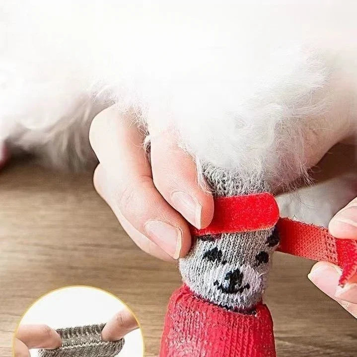 Warme Hundesocken für Pfotenschutz