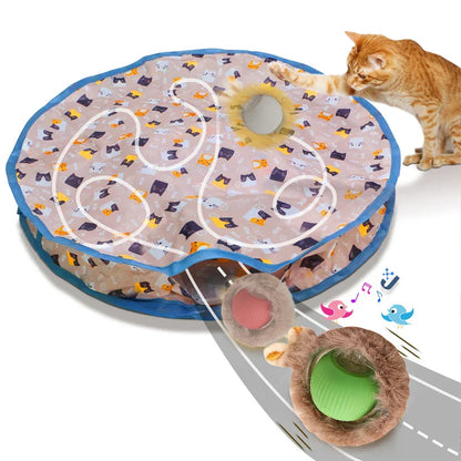 Interaktives Versteckspiel für Katzen