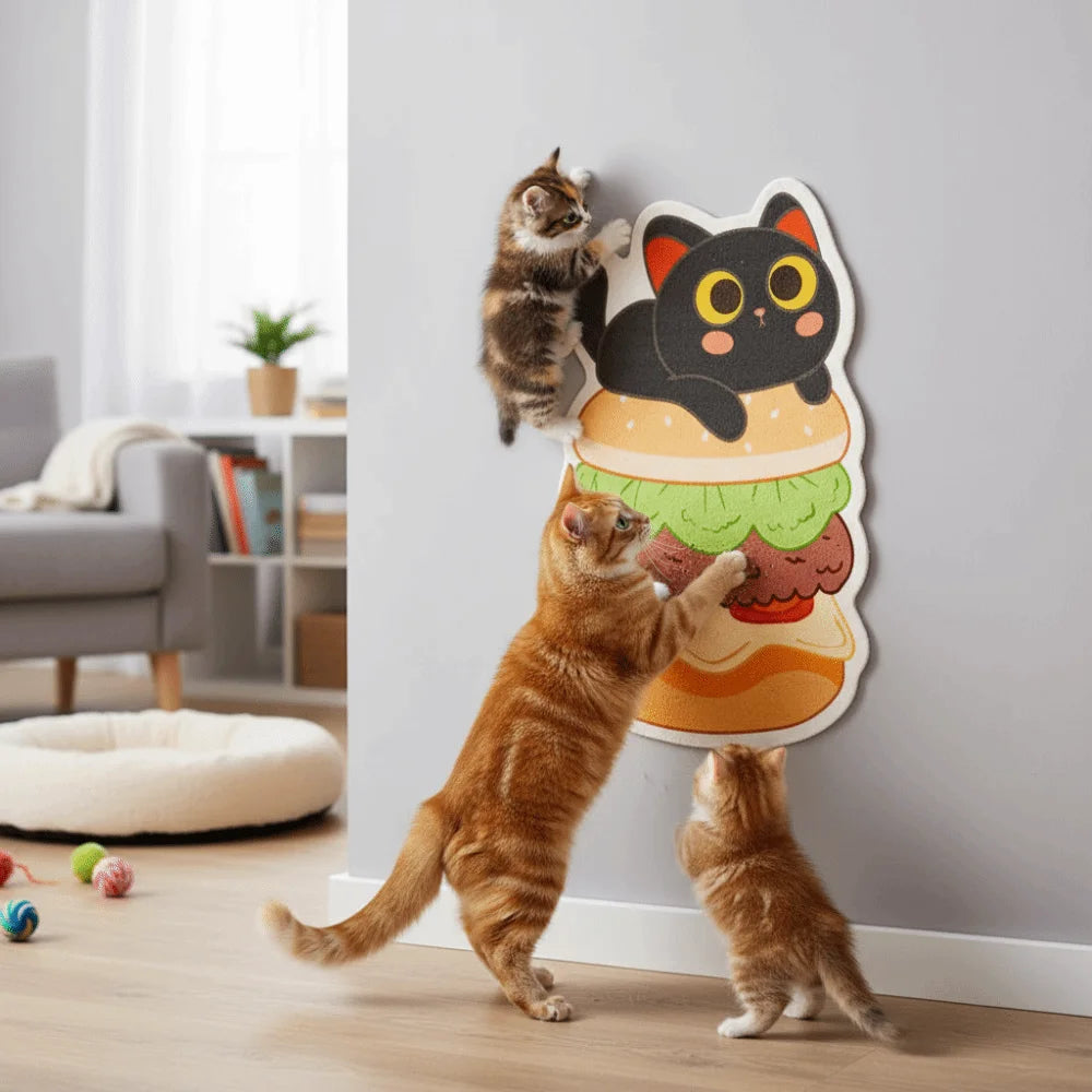 Selbstklebende vertikale Katzen-Kratzmatte