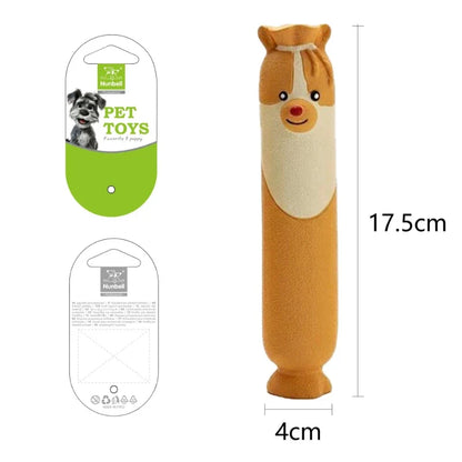 WurstSpaß Quietsch-Kauspielzeug für Hunde