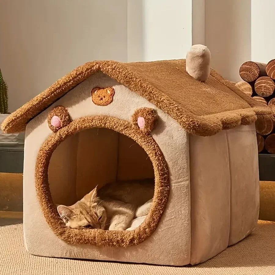 Faltbares Katzenhaus Kuschelhöhle