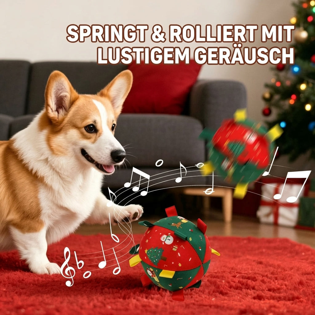 KlingelRolle Selbstfahrender Weihnachts-Hundeball