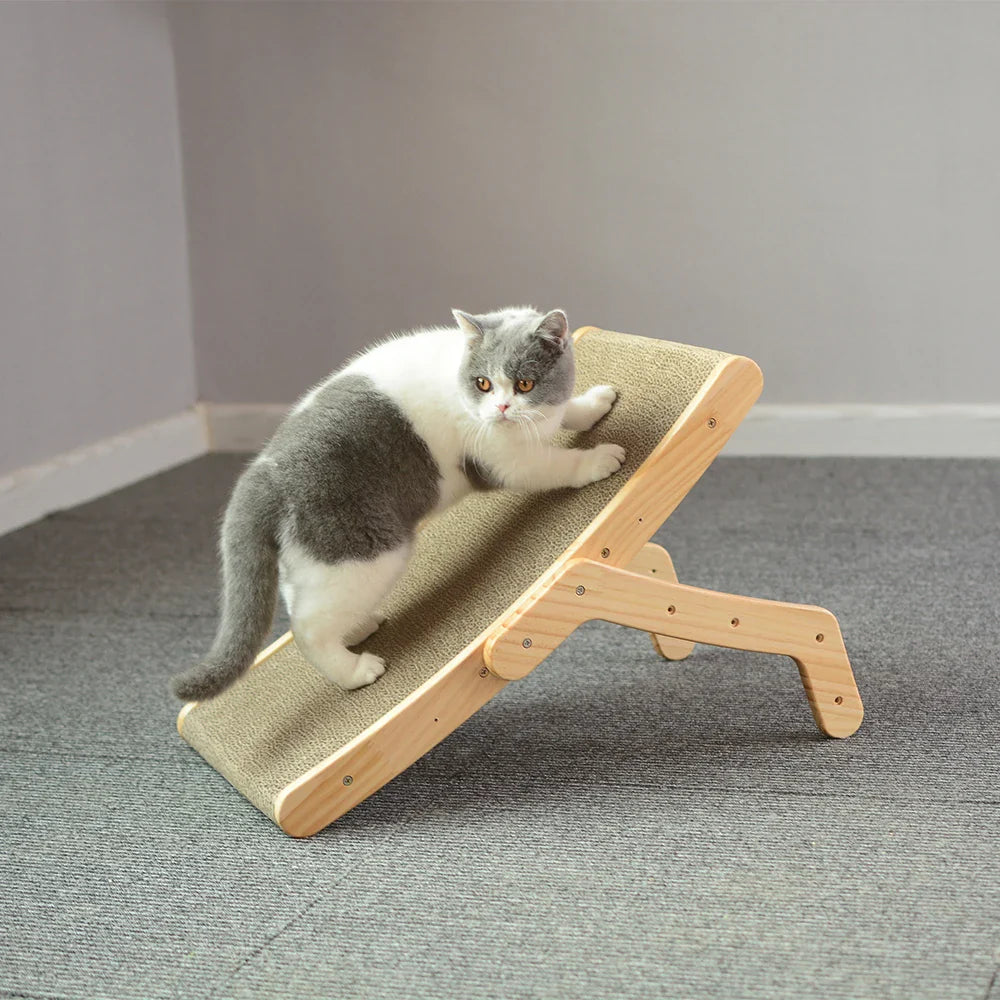 Holz Katzen Kratzmöbel mit Liegefläche