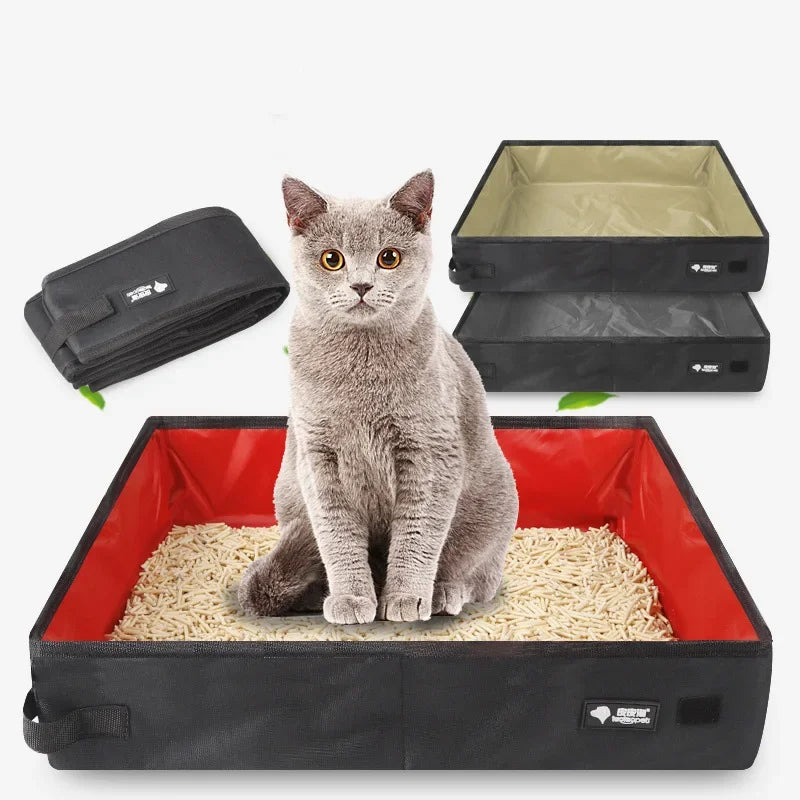 Tragbare Faltbare Katzen Toilette