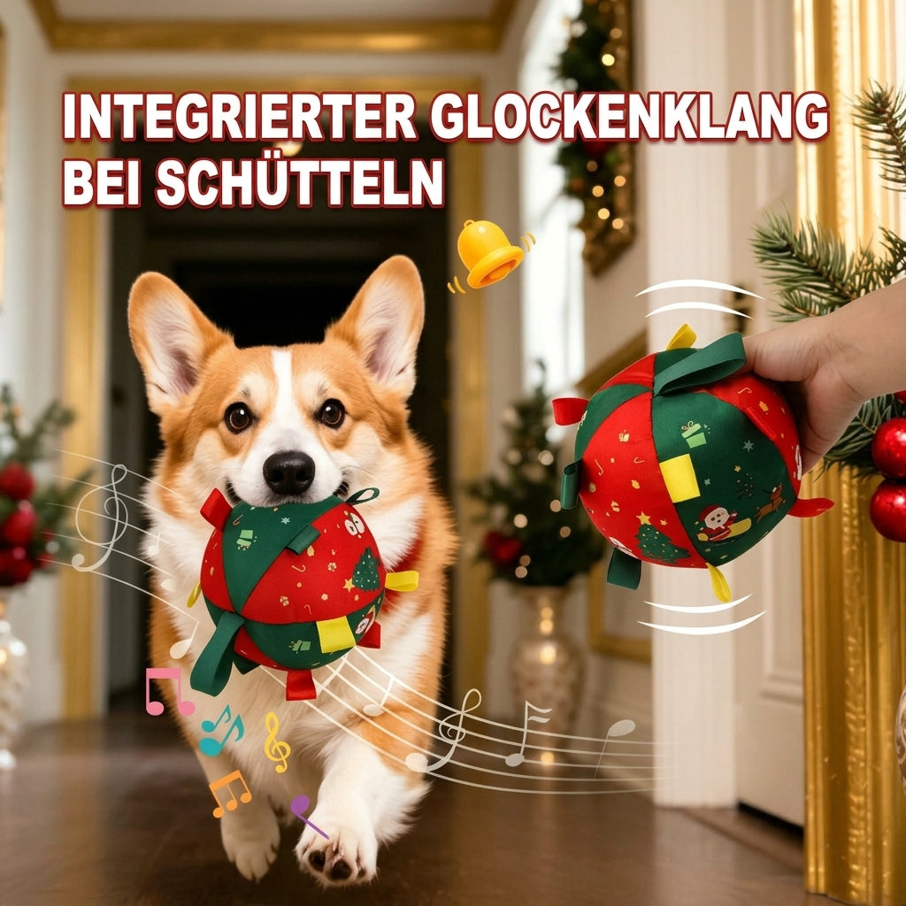 KlingelRolle Selbstfahrender Weihnachts-Hundeball