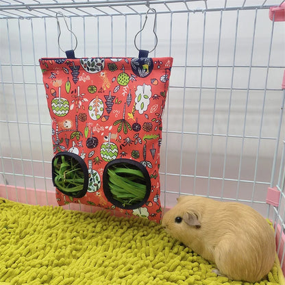 Heutasche mit Haken – Futtertasche für Kleintiere