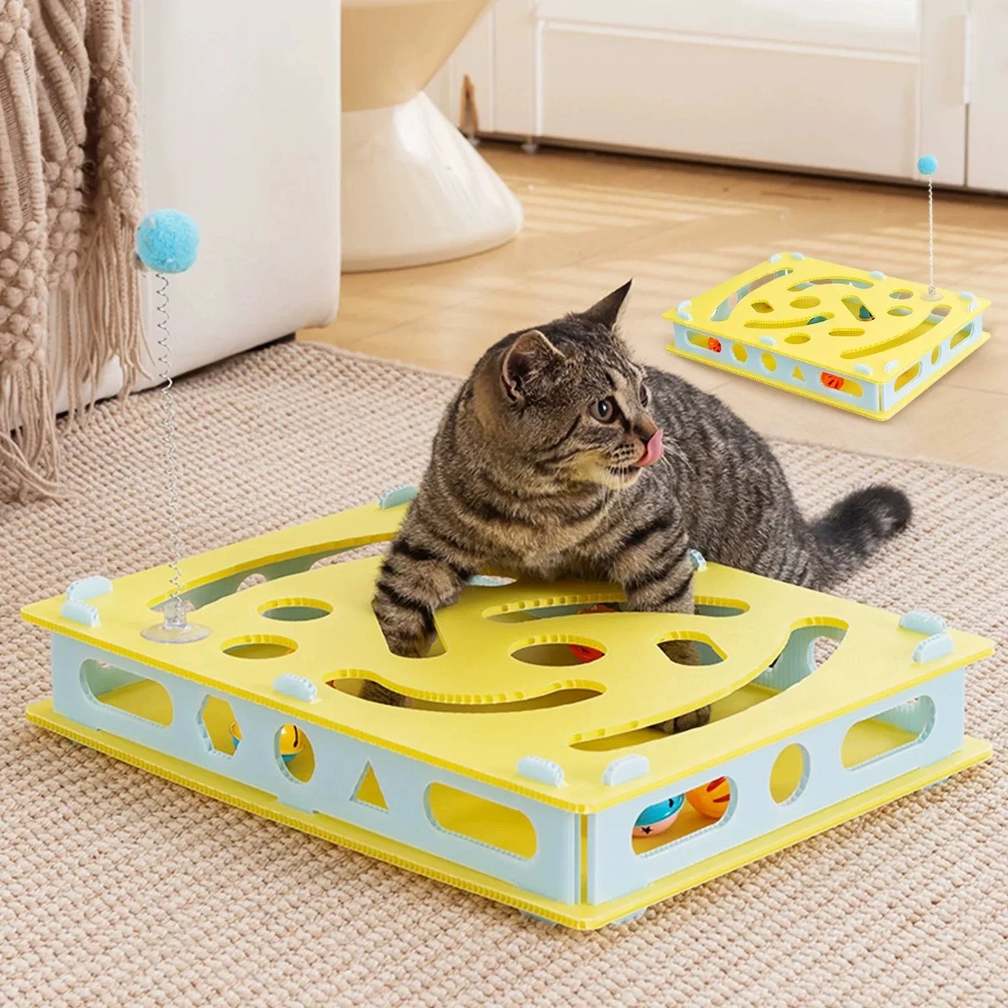 WhiskerPlay – Interaktive Spiel- & Puzzlebox für Katzen