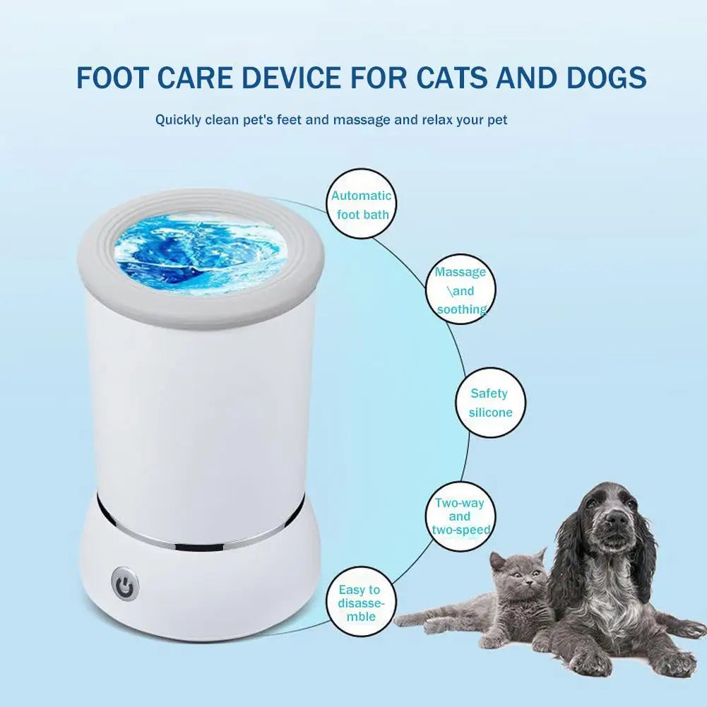 Automatischer Pfotenreiniger für Hunde & Katzen