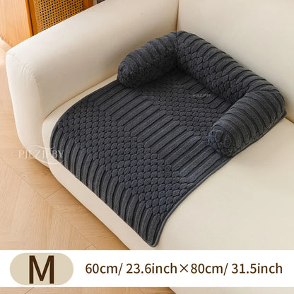 SofaSchutz Plüsch-Sofabett für Haustiere