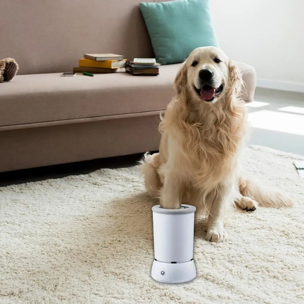 Automatischer Pfotenreiniger für Hunde & Katzen