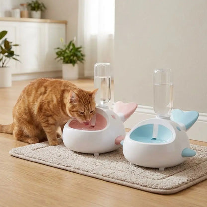 Wasserspender für Haustiere im Wal-Look 🐳💧