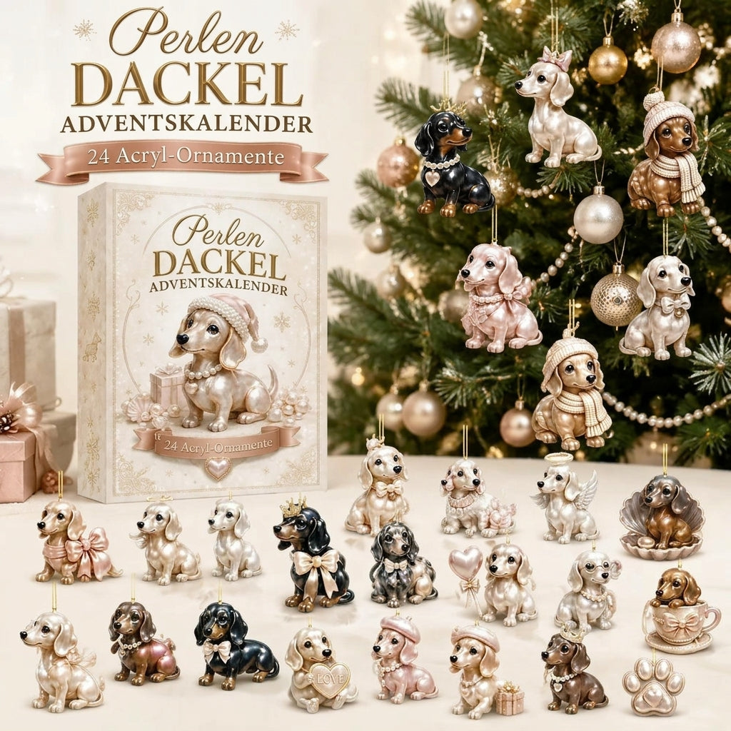 PerlPfote 24-Tage-Adventskalender mit Dackeln