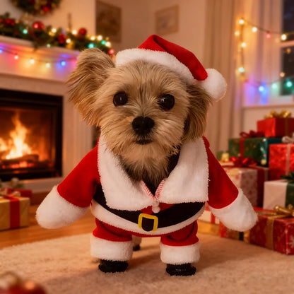 Weihnachtsmann-Kostüm für Haustiere 🎅🐾