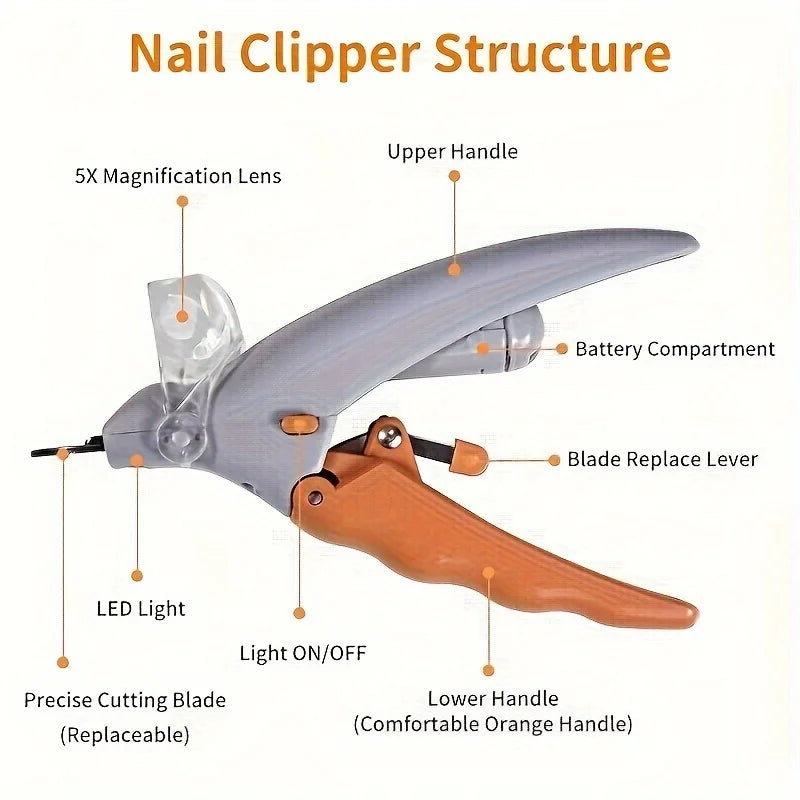 LED Haustier Nagelknipser