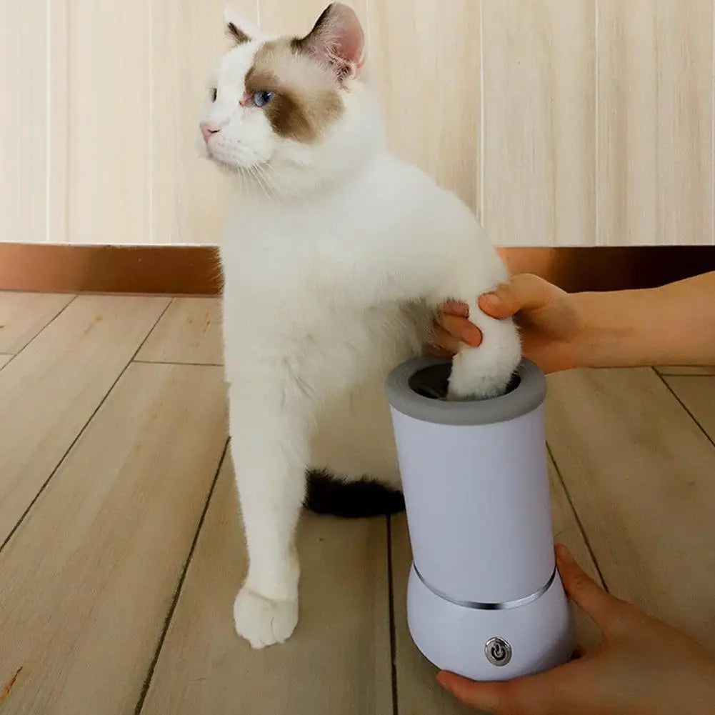 Automatischer Pfotenreiniger für Hunde & Katzen