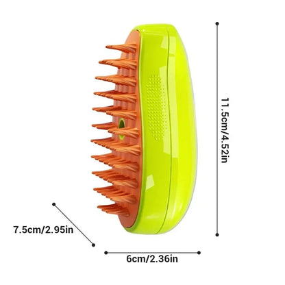 3-in-1 Dampf Fellbürste für Haustiere