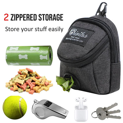 Hundetasche mit Leckerli- & Kotbeutelspender