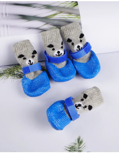 Warme Hundesocken für Pfotenschutz