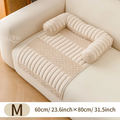 SofaSchutz Plüsch-Sofabett für Haustiere