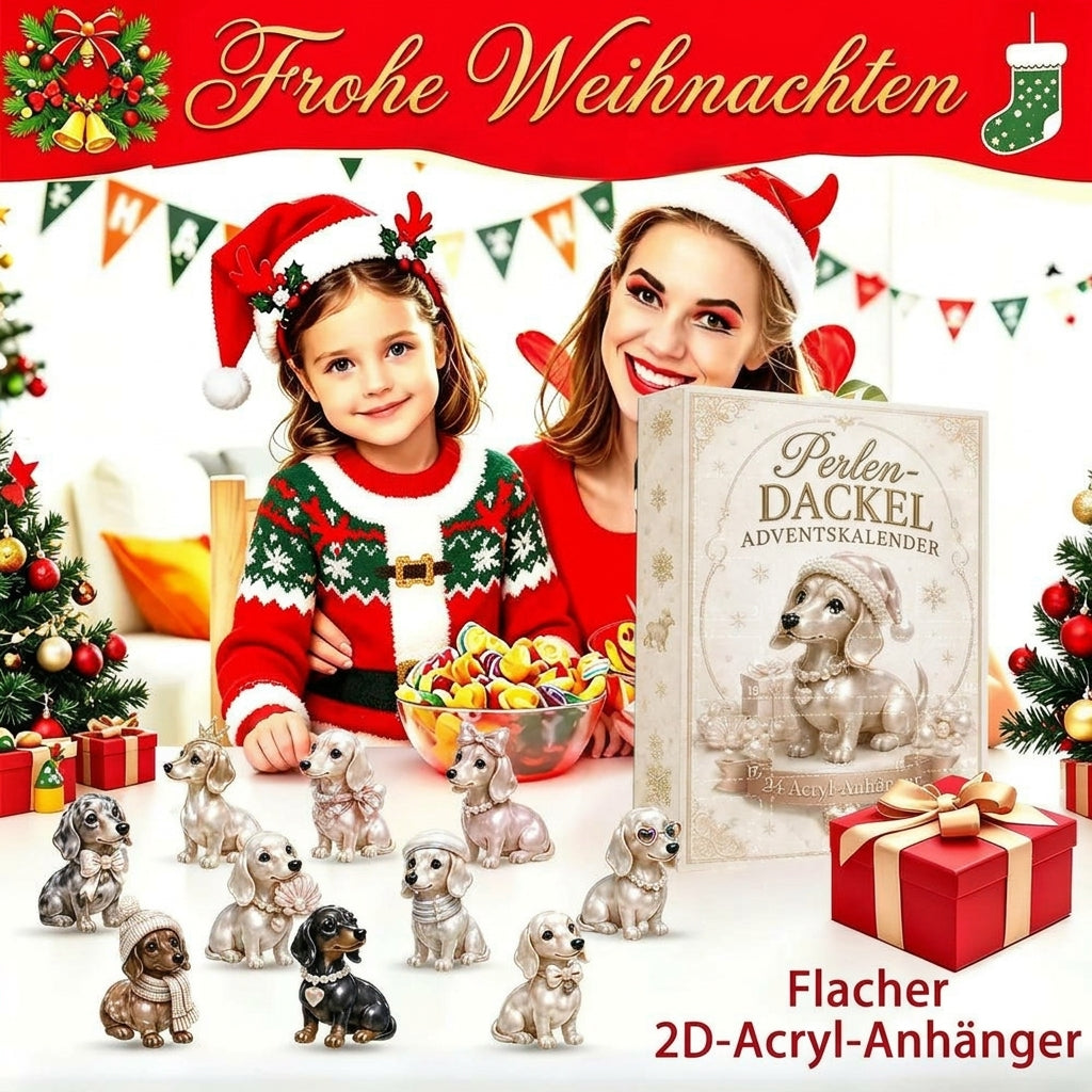 PerlPfote 24-Tage-Adventskalender mit Dackeln