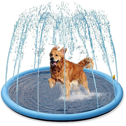 Wassersprinkler Spielmatte für Hunde