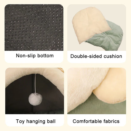 Deluxe Katzen Kuschelbett