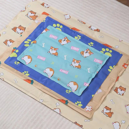 KühlPfote Wiederverwendbare Kühlmatte für Haustiere