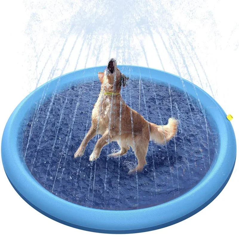 Wassersprinkler Spielmatte für Hunde