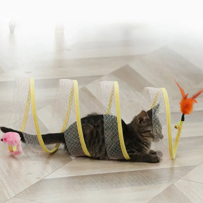 Faltbarer Katzen Spieltunnel