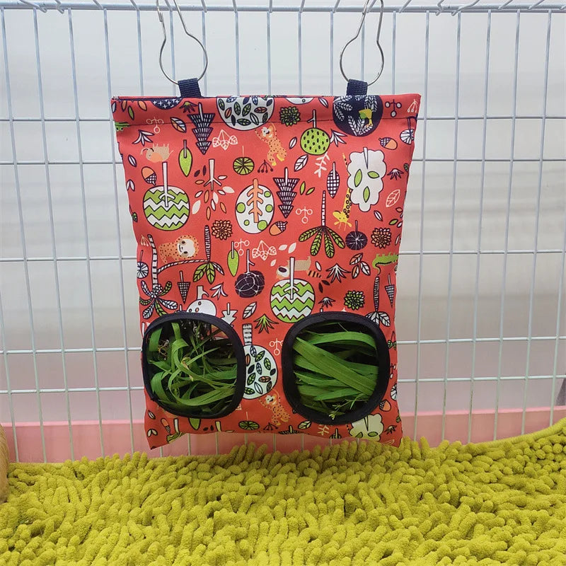 Heutasche mit Haken – Futtertasche für Kleintiere