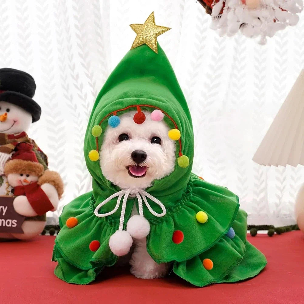BaumSpitze – Weihnachtsbaum-Cape für Haustiere 🎄🐾