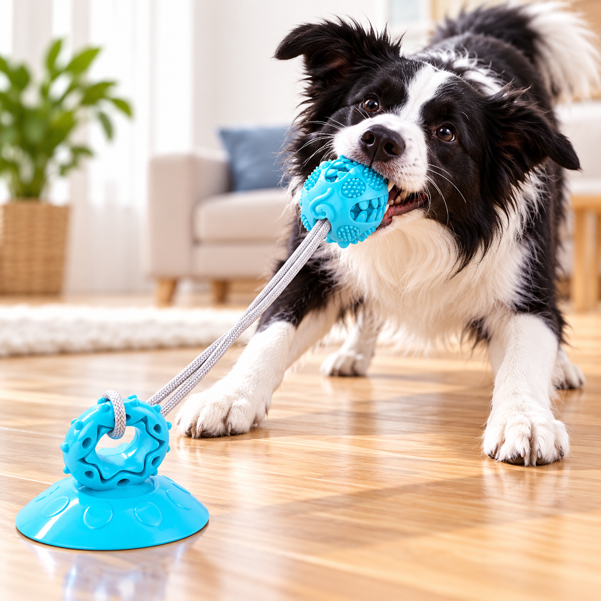 ZerrMeister – Zerrspielzeug mit Saugnapf 🐶💪